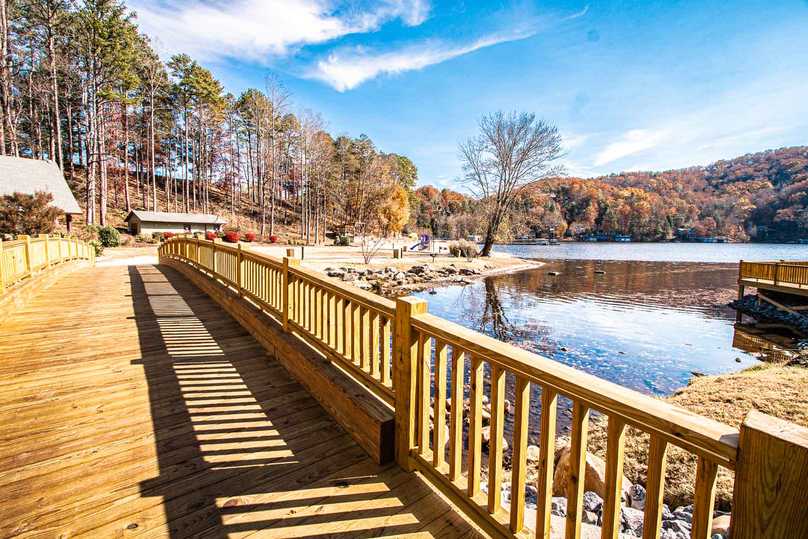 A scenic view at VRI's Fox Run Resort in North Carolina.